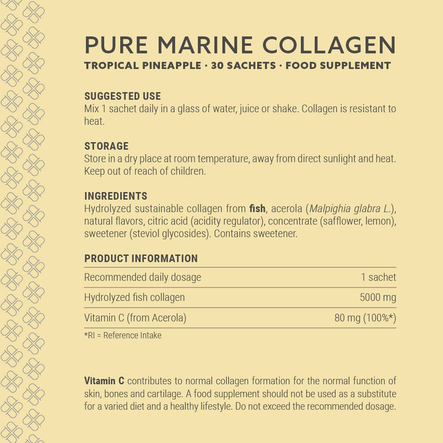 Marine Collagen Tropical Pineapple - Sachets