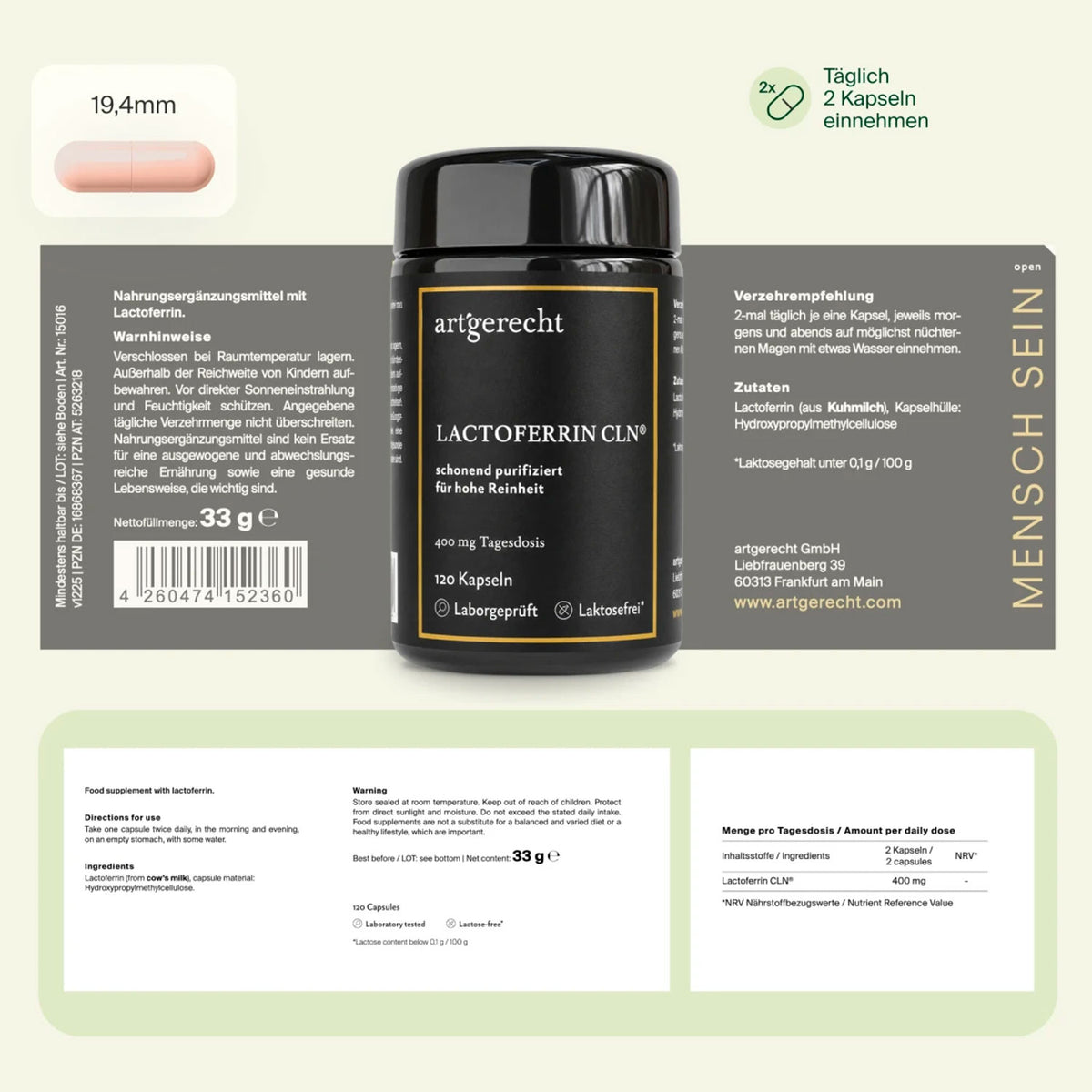 LACTOFERRIN CLN