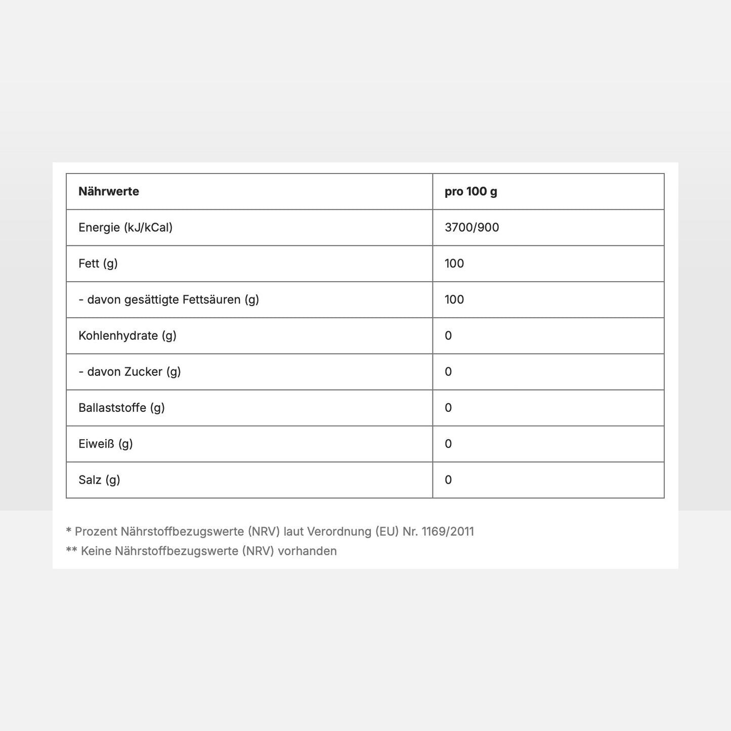 MCT C8 Öl – weitere Produktansicht