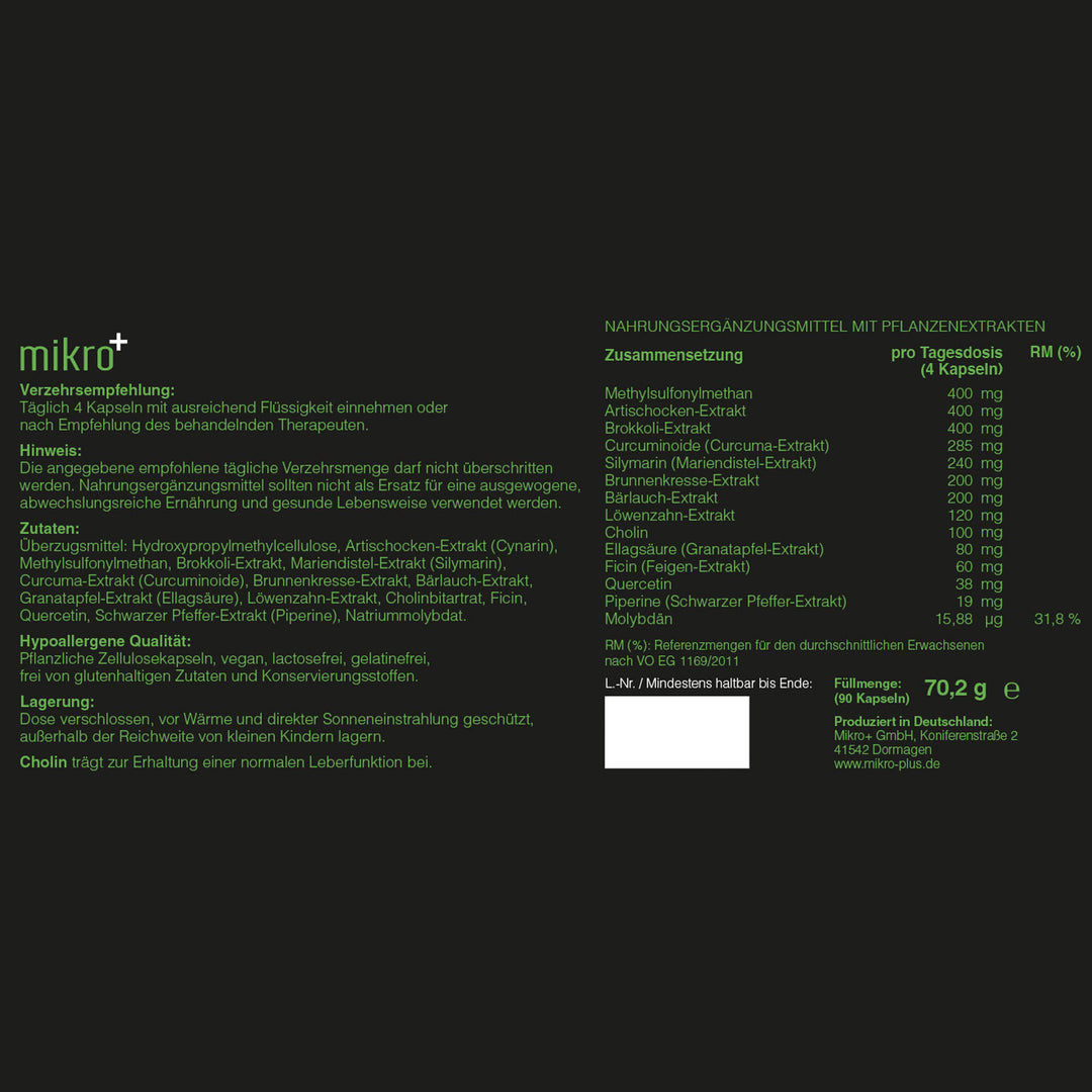 Leber-Komplex Natur