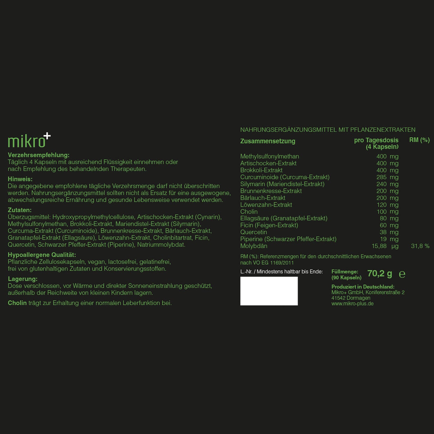 Leber-Komplex Natur