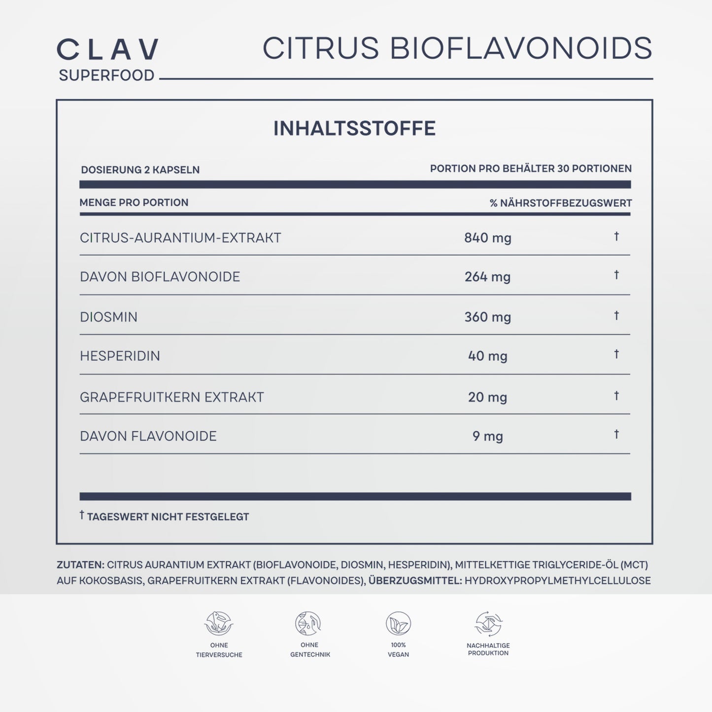 CITRUS BIOFLAVONOIDE – Detailansicht