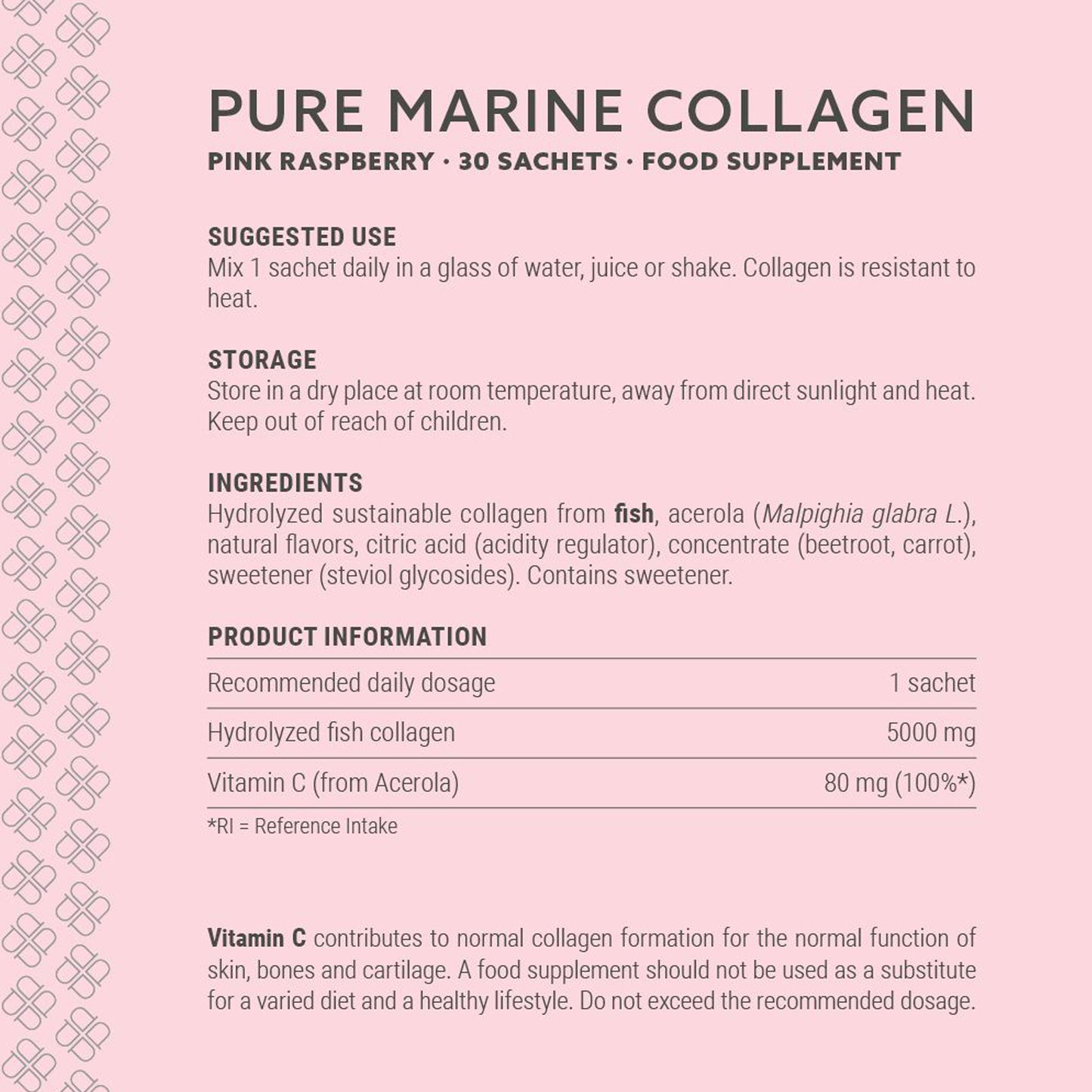 Marine Collagen Pink Raspberry - Sachets