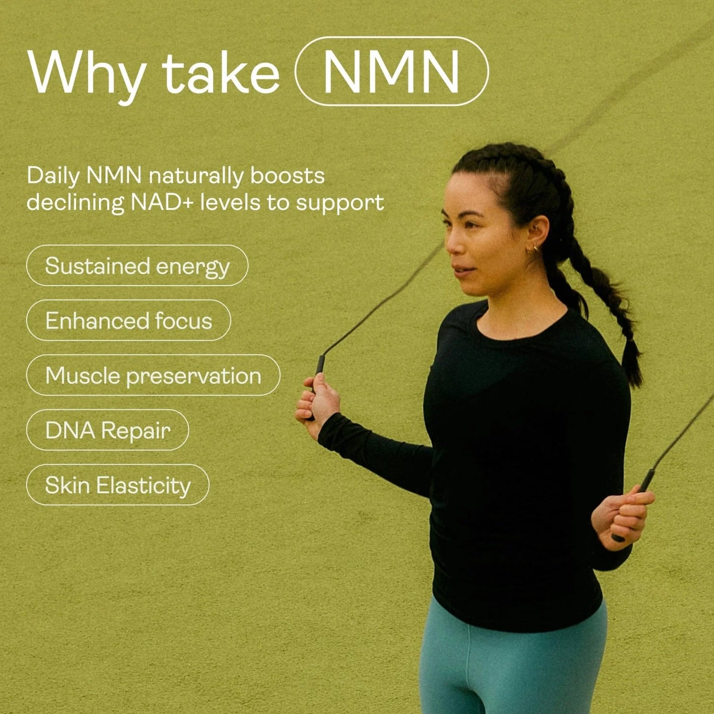 NMN (β-Nikotinamid-Mononukleotid) Kapseln, 250 mg