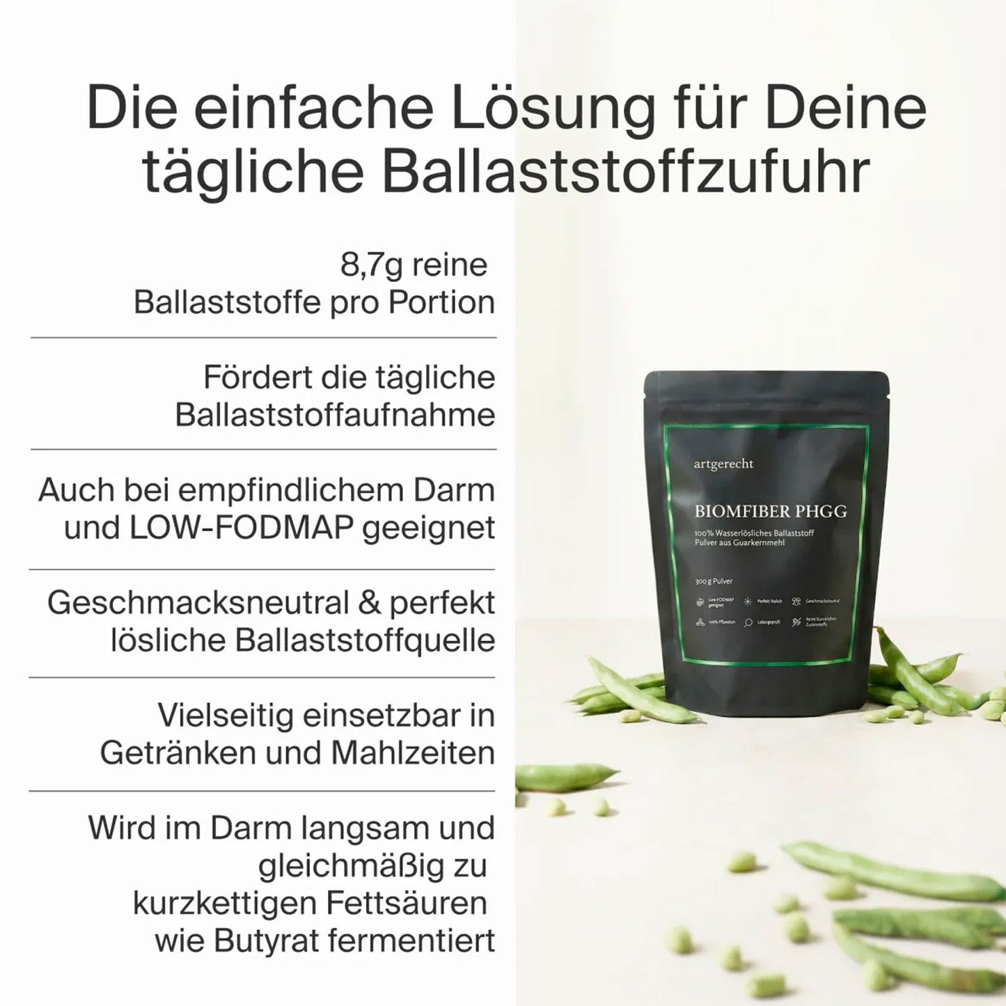 BIOMFIBER® PHGG Guarkernmehl