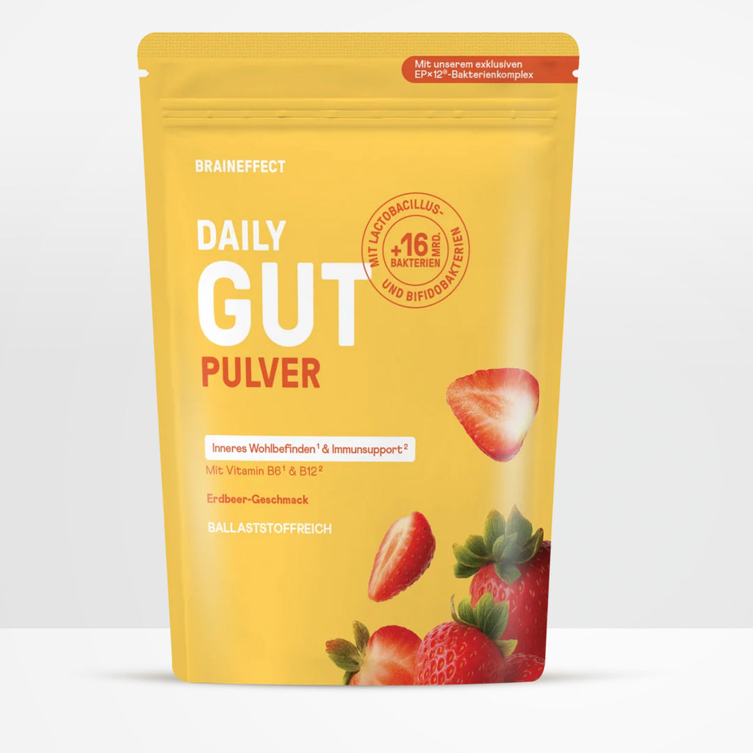 DAILY GUT PULVER ERDBEERE