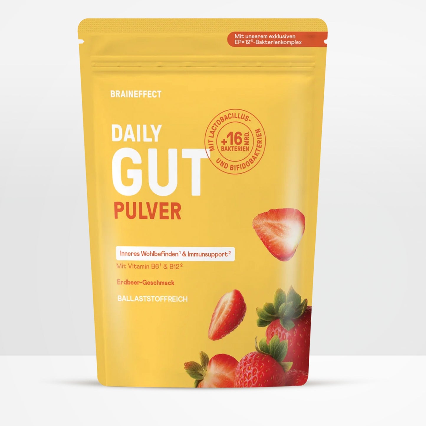 DAILY GUT PULVER ERDBEERE