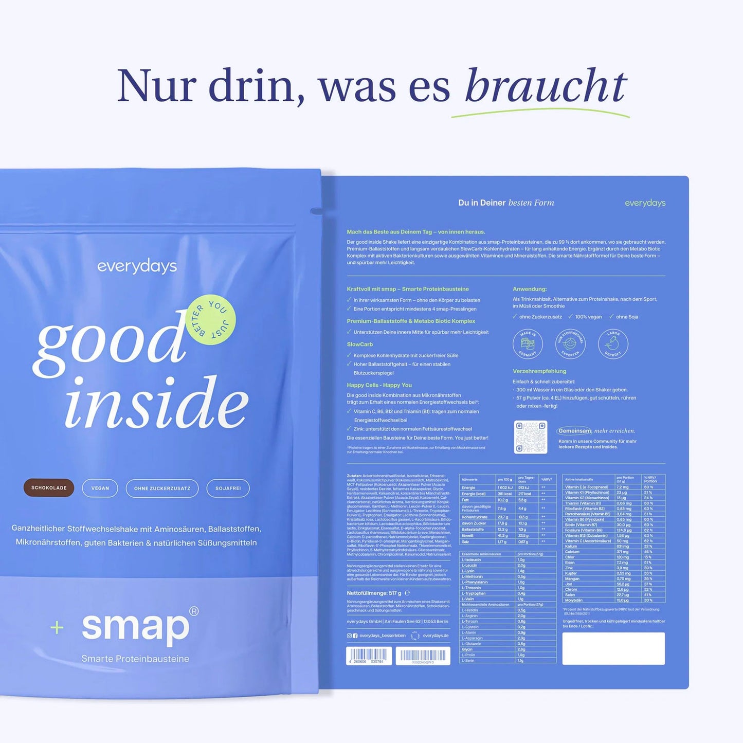 good inside shake - Schokolade