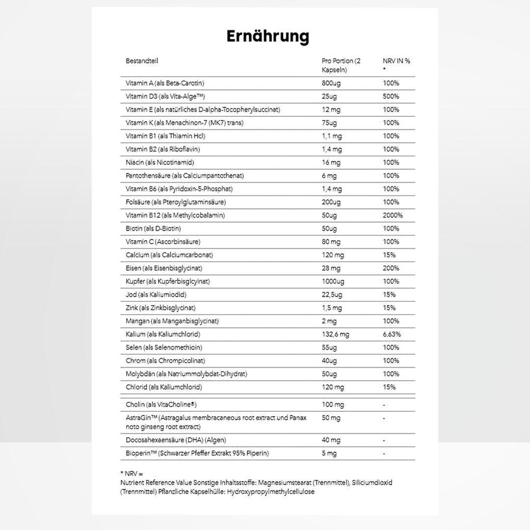MULTI – Vegan Multivitamin