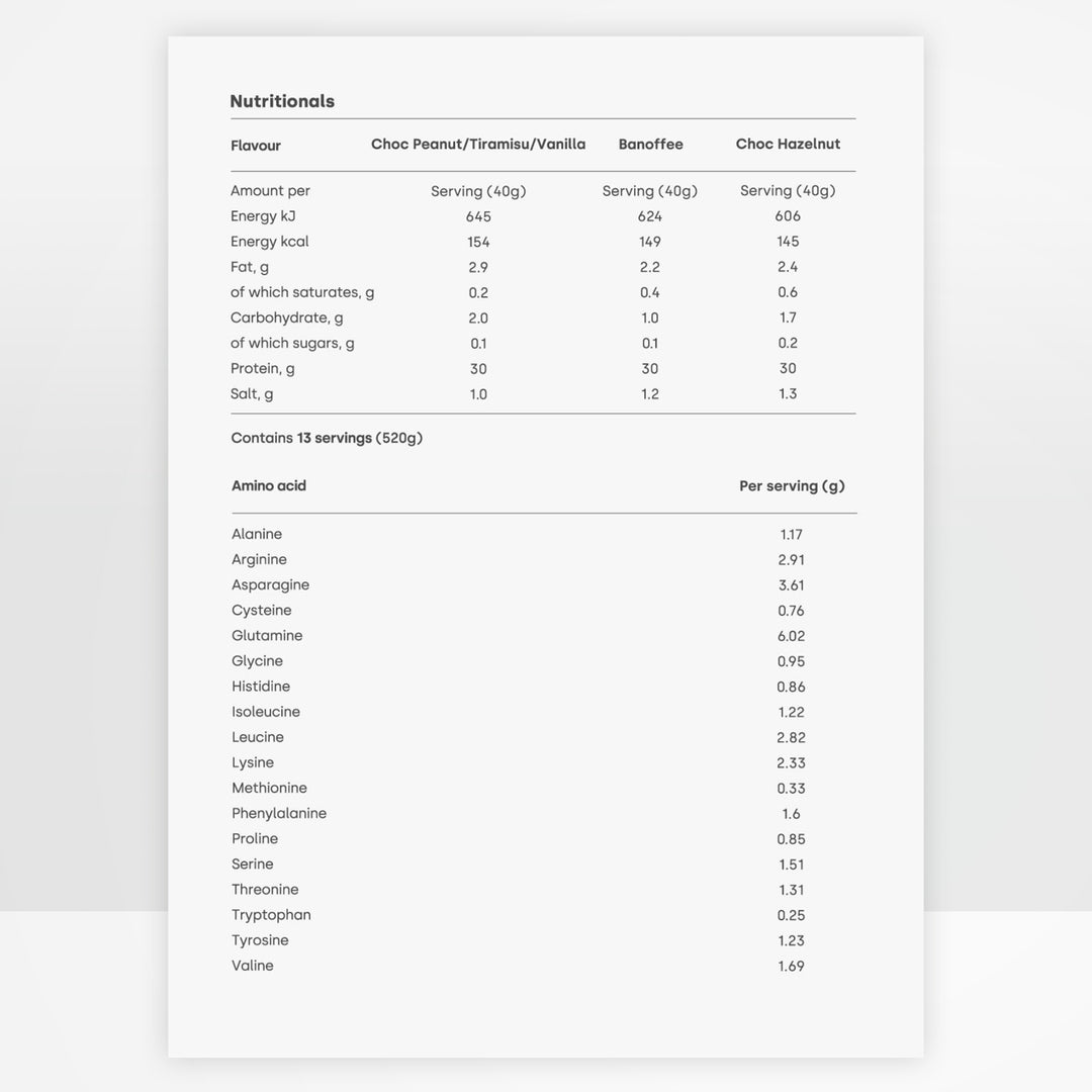 Performance Protein Vanilla, Sachet 40g