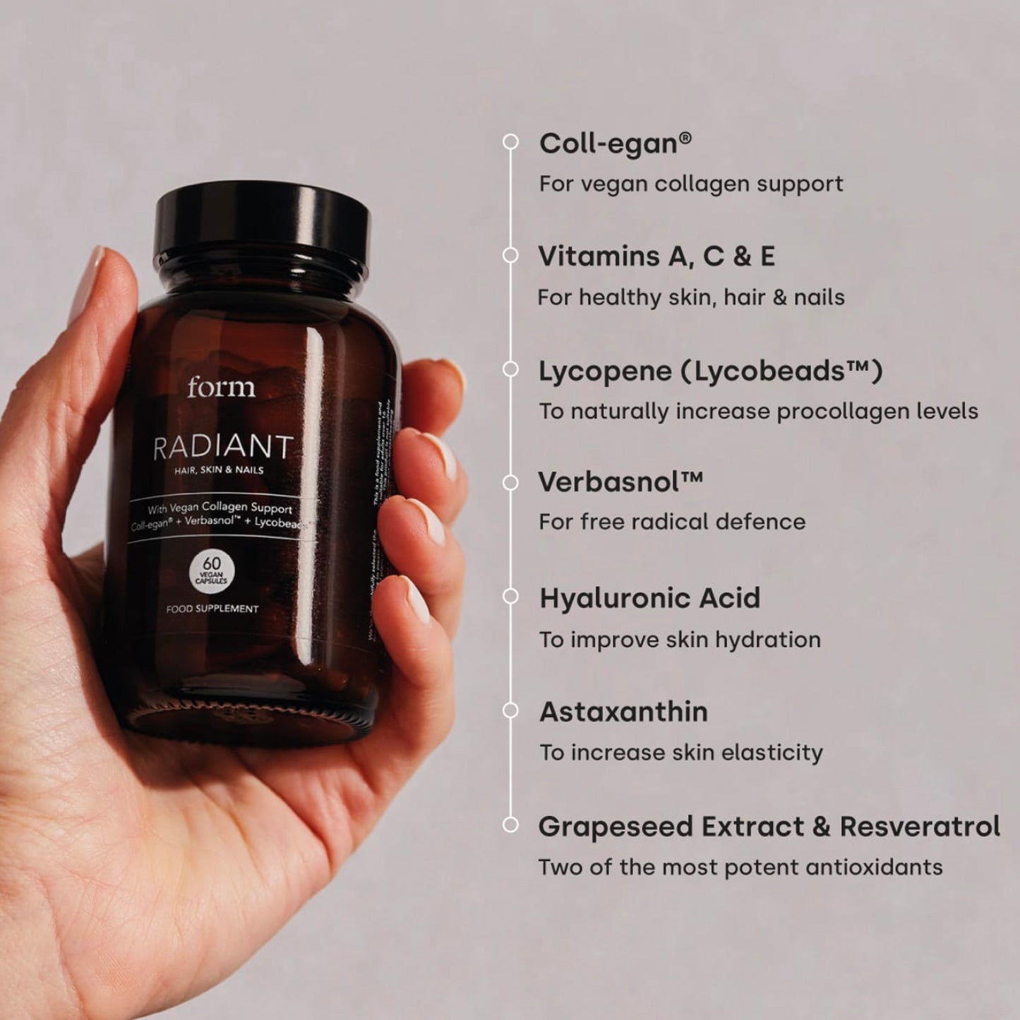 RADIANT - veganer Collagen Support