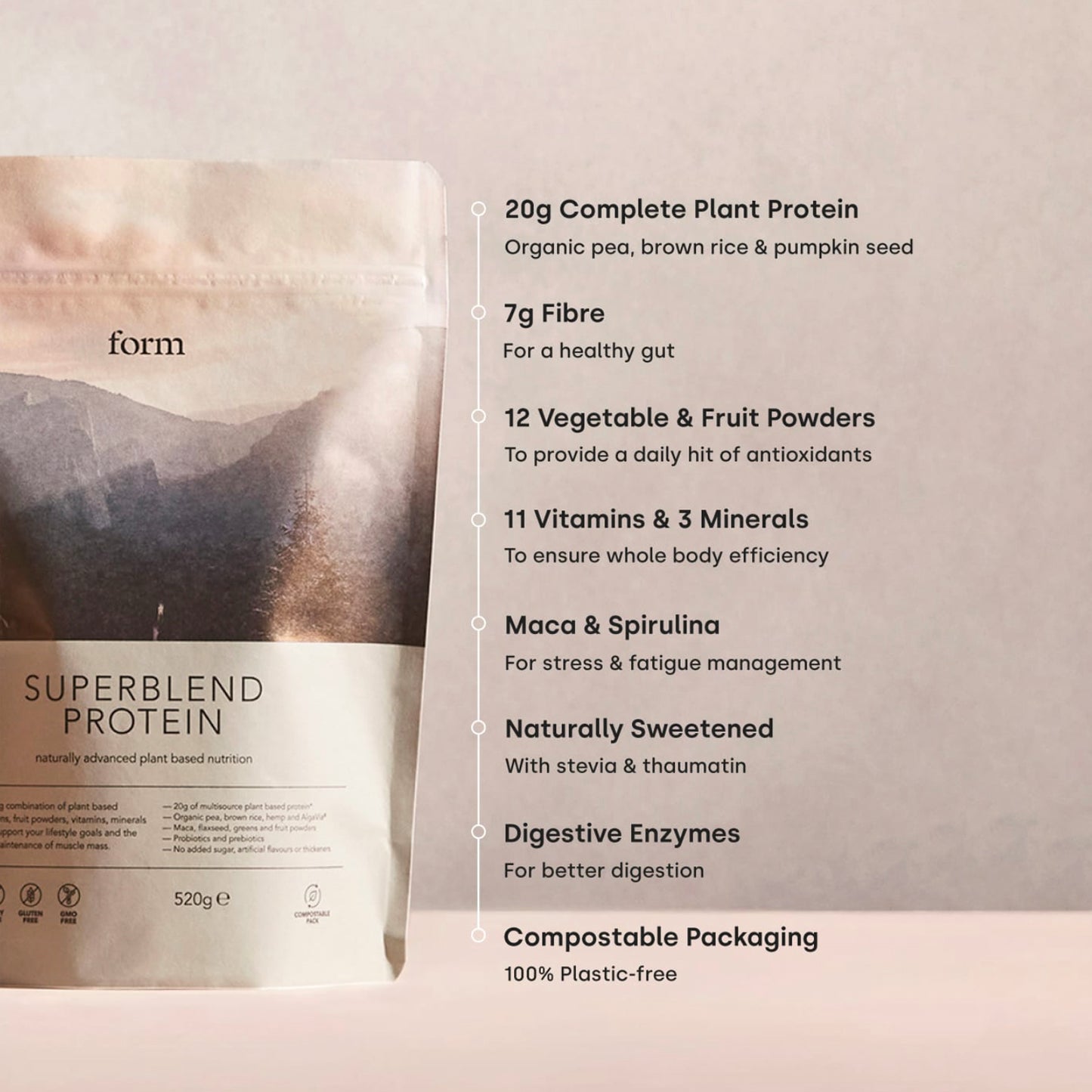 Superblend Protein Chocolate Peanut