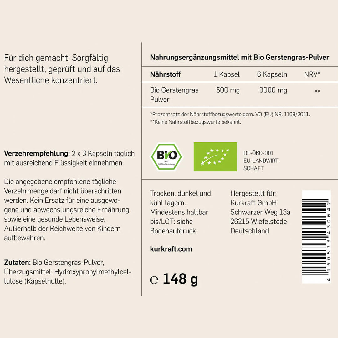 Bio Gerstengras