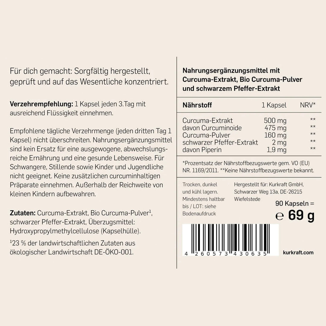 Curcuma Extrakt